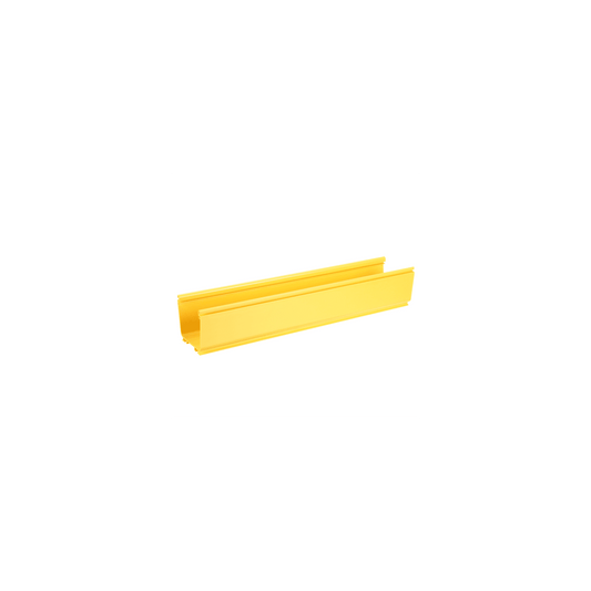 FR4X4YL10 - Canaleta FiberRunner™ 4X4, de PVC Rígido, Color Amarillo, 3 m de Largo