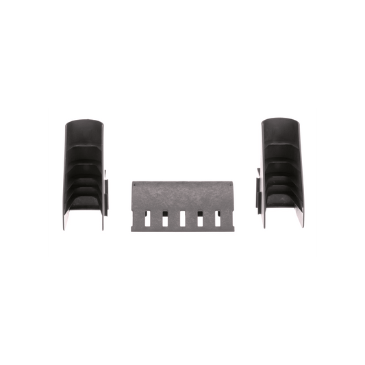 CMW-KIT - Kit de Bajada de Cables Para Charola Tipo Escalerilla, Con Control de Radio de Curvatura, Fabricado en Nylon 6.6, Color Negro