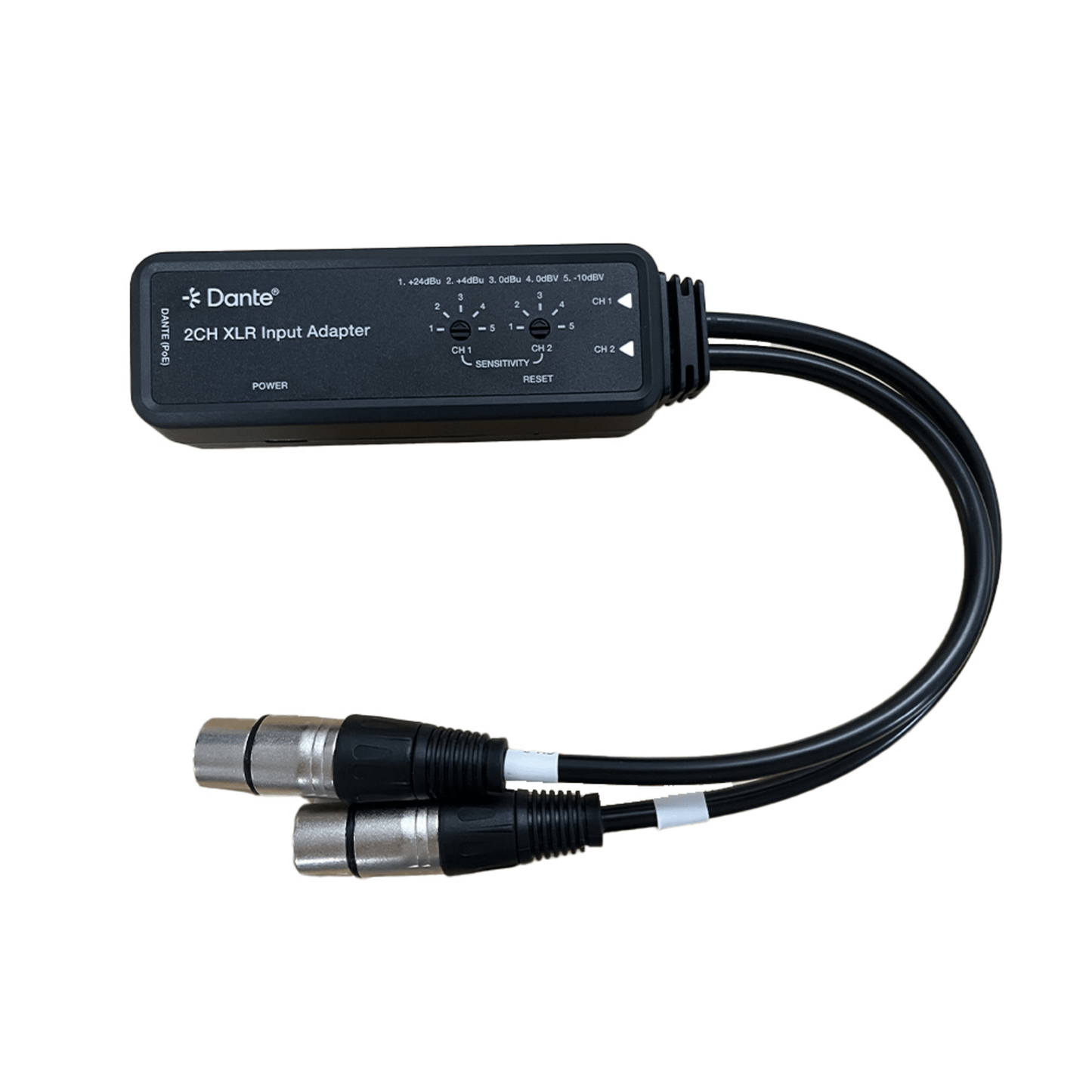 EPP-AUD2XEN - Extensor de Audio Dante® | 2CH XLR Input Adapter | Entrada XLR Balanceada/No Balanceada 2 Canales | Salida Digital Dante® 2CH | Latencia Configurable 1, 2 o 5 ms | Ancho de Banda 100M | Compatible con HDMI 1.4 | Protección ESD IEC 61000-4-2