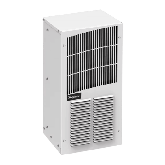 T200216G201 - Aire Acondicionado Compacto Para Exterior, Uso en Gabinetes de Telecomunicaciones de Grado Industrial, Frío T20, 2000 BTU, 115 Vca, de Acero, Color Negro