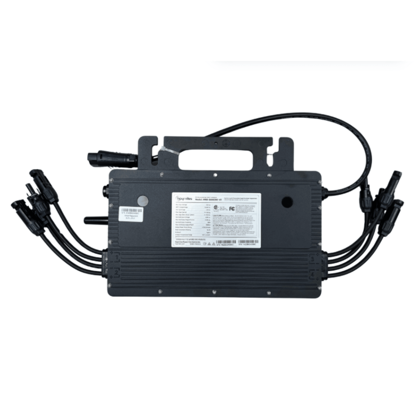 HMS2000DW4T - Microinversor 2 Kw, WIFI,  220 Vca, para Interconexión a Red Eléctrica, IP67, Conexión para Cable Troncal, soporta oversizing a 4 Módulos de Hasta 670 W