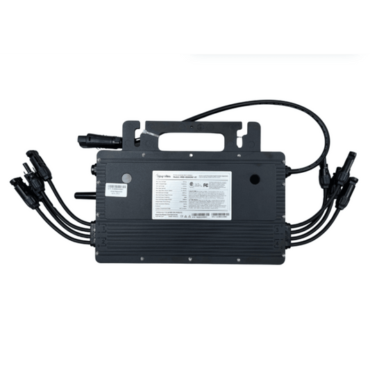 HMS2000DW4T - Microinversor 2 Kw, WIFI,  220 Vca, para Interconexión a Red Eléctrica, IP67, Conexión para Cable Troncal, soporta oversizing a 4 Módulos de Hasta 670 W