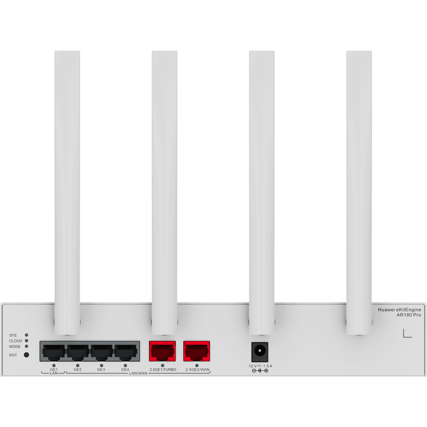 AR180-PRO - Router eKit Wi-Fi 7 para 150 clientes/ Controladora para 8 APs / 2 Puertos WAN 2.5 Gbps + 1 Puerto LAN Gigabit + 3 Puertos LAN/WAN Gigabit / Gestión en la nube / Libre de licenciamiento