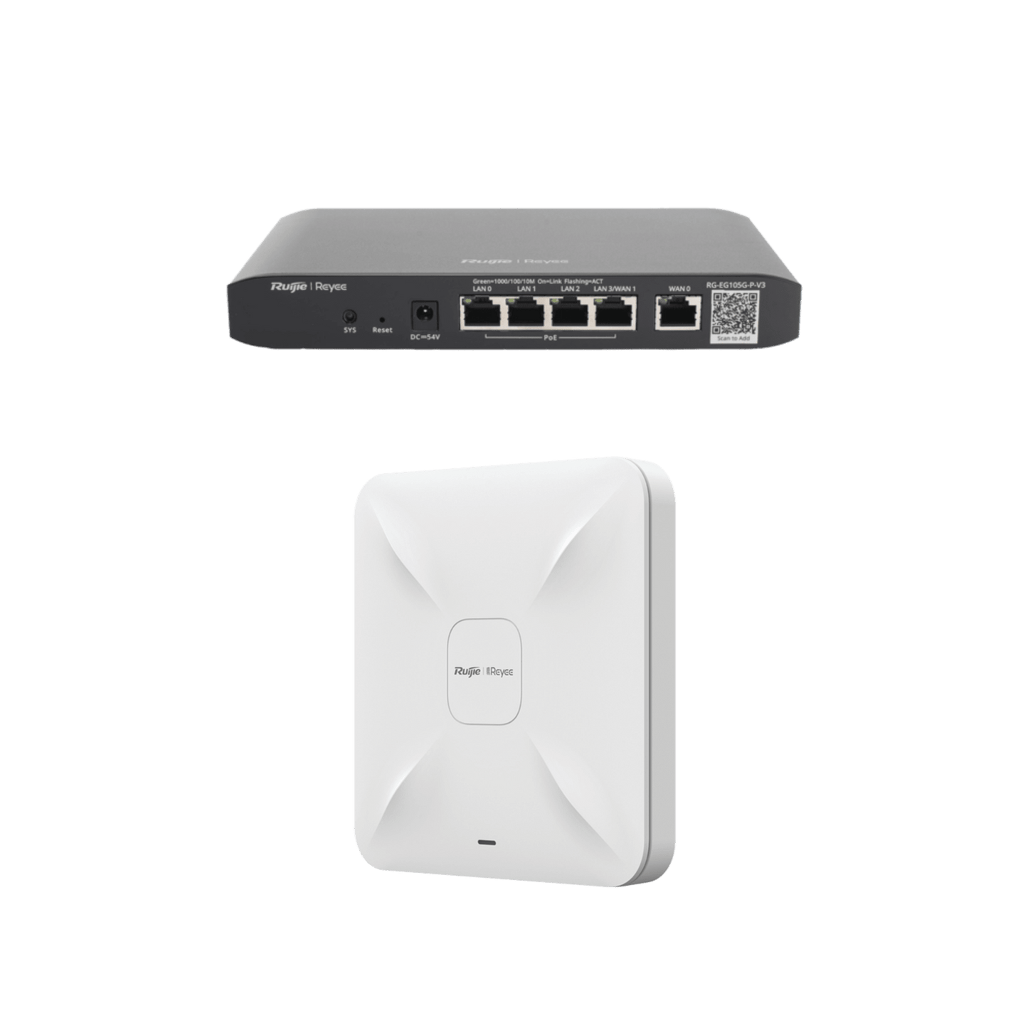 RG-DEMO-EG-W5 - Equipos Ruijie DEMO Ideal para Probar Integraciones de Redes en Oficina / Hotel con WiFi 5