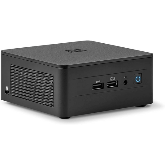 BOXNUCI713I - Mini PC ASUS NUC Barebone / Intel Core i7-1360P / Wi-Fi 6E + 2.5GbE / Sin Memoria RAM / SSD / SO / Incluye fuente.