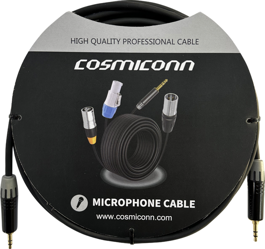 CMC220AS-TP-TP-5-BG1 - Cable 3.5mm a 3.5mm, conectores color negro MTP3C-BG, length 5m