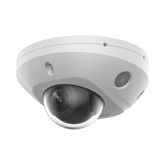 DS-2CD2543G2-LIS2U - [Dual Light + 2 Micrófonos Integrados] Mini Domo IP 4 Megapixel / Lente 2.8 mm / 30 mts Luz Blanca + 30 mts IR / ACUSENSE / Exterior IP67 / IK08 /  WDR 120 dB / PoE / ONVIF / MicroSD / ACUSEARCH