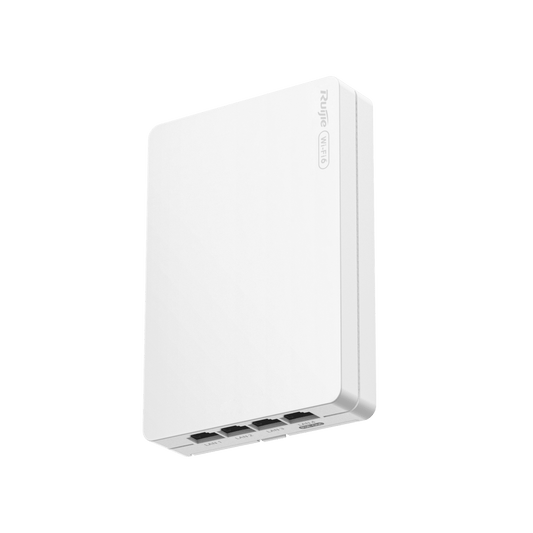 RG-RAP62-WALL - Punto de Acceso Mesh Wi-Fi 6 para interior en pared, hasta 320 usuarios ideal para Hotelería u Oficina.