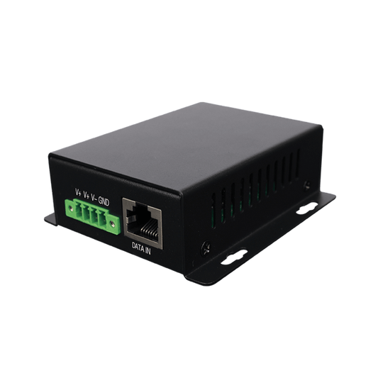 WI-POE62-48V - Inyector PoE Industrial / Ideal para Aplicaciones Solares / Entrada 9-42 Vcc / Salida PoE 48V / Conexión plug and play / Ideales para Conectar Cámaras PoE