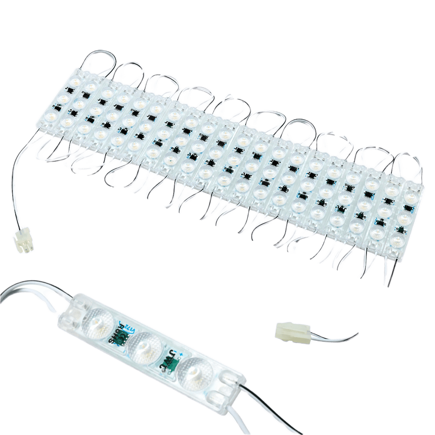 JUML-2936-C - Módulo LED Resistente a Intemperie / 4500 Lúmenes / 110V / Luz Cálida 2 700 K / Hasta 20 Módulos en Serie / No Requiere Transformador.
