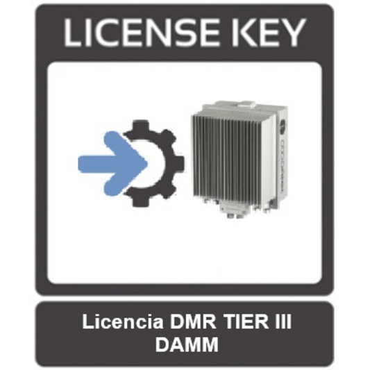 Licencia protocolo DMR TIER III para estación base BS422 de DAMM