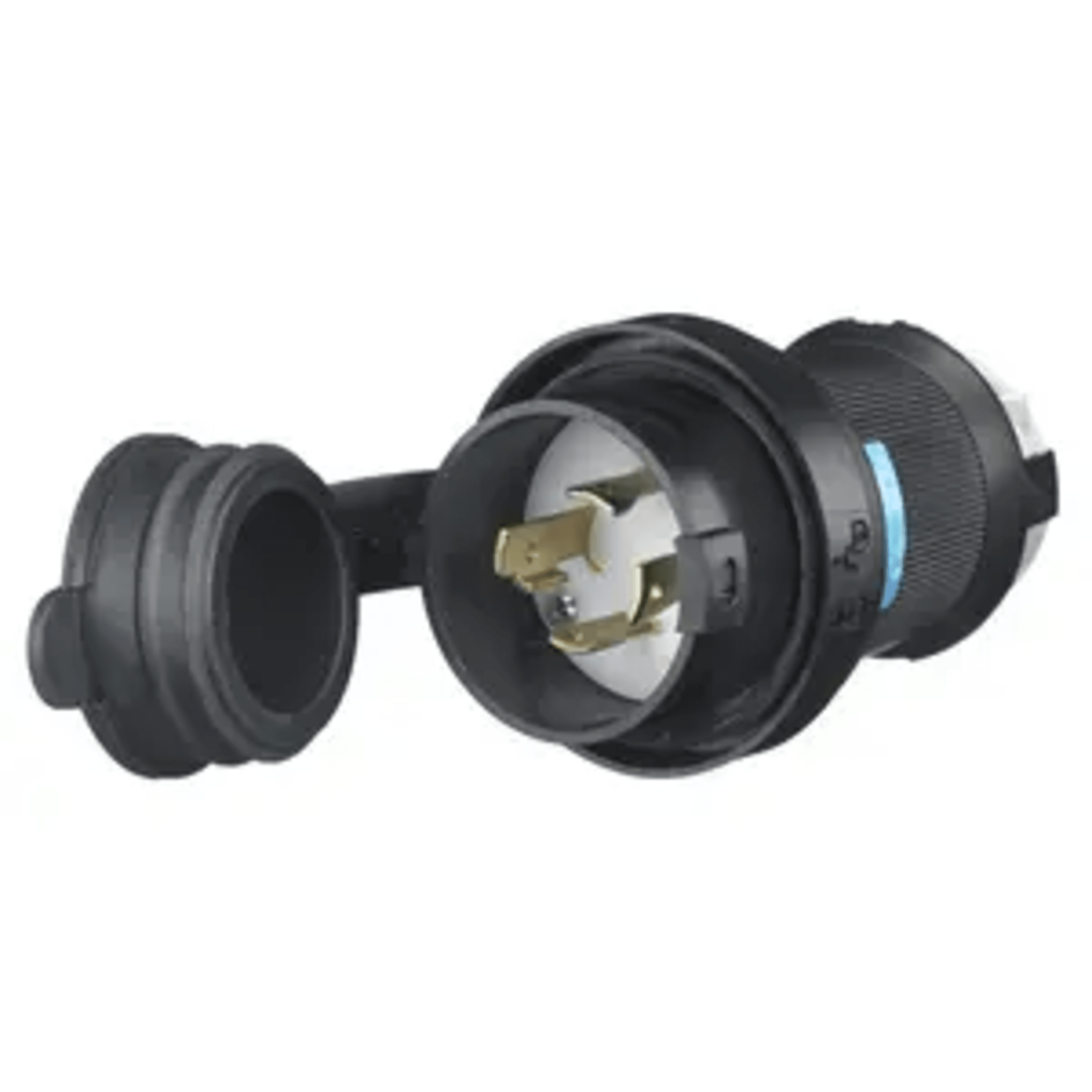 HUB-HBL-2721-SW - Enchufe con Bloqueo de Media Vuelta Industrial y Cub ...