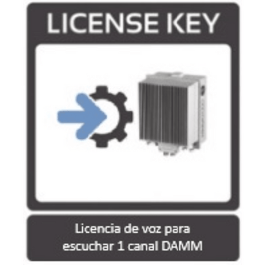 Licencia de voz para escuchar 1 canal en sist. DAMM