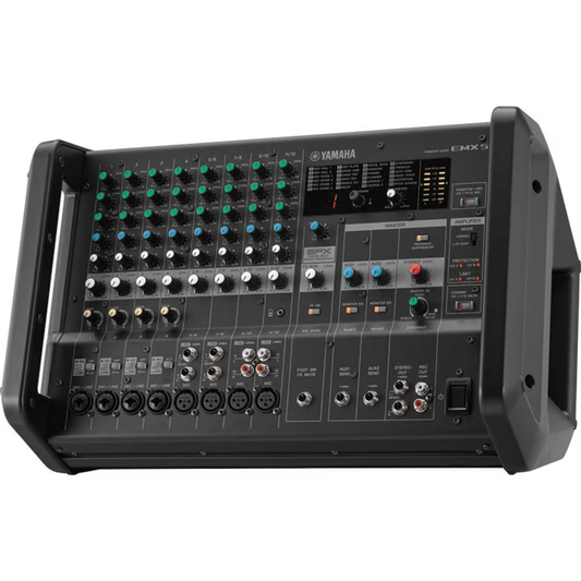 EMX5 - Mezcladora de Audio Amplificada | 12 Canales | Amplificador de Alta Eficiencia 2x630W | Efectos Integrados | 4/8 Ohms