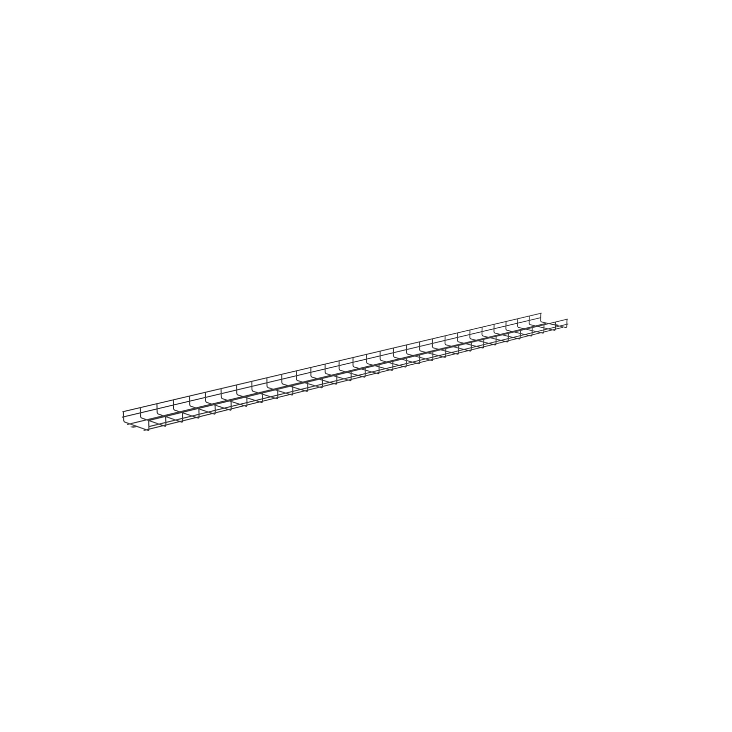 PWB2X8BL - Charola Wire Basket de 8 in (203 mm) de Ancho, 2 in (50 mm) de Alto, 3 m de Largo, Hasta 187 Cables Cat6, Color Negro