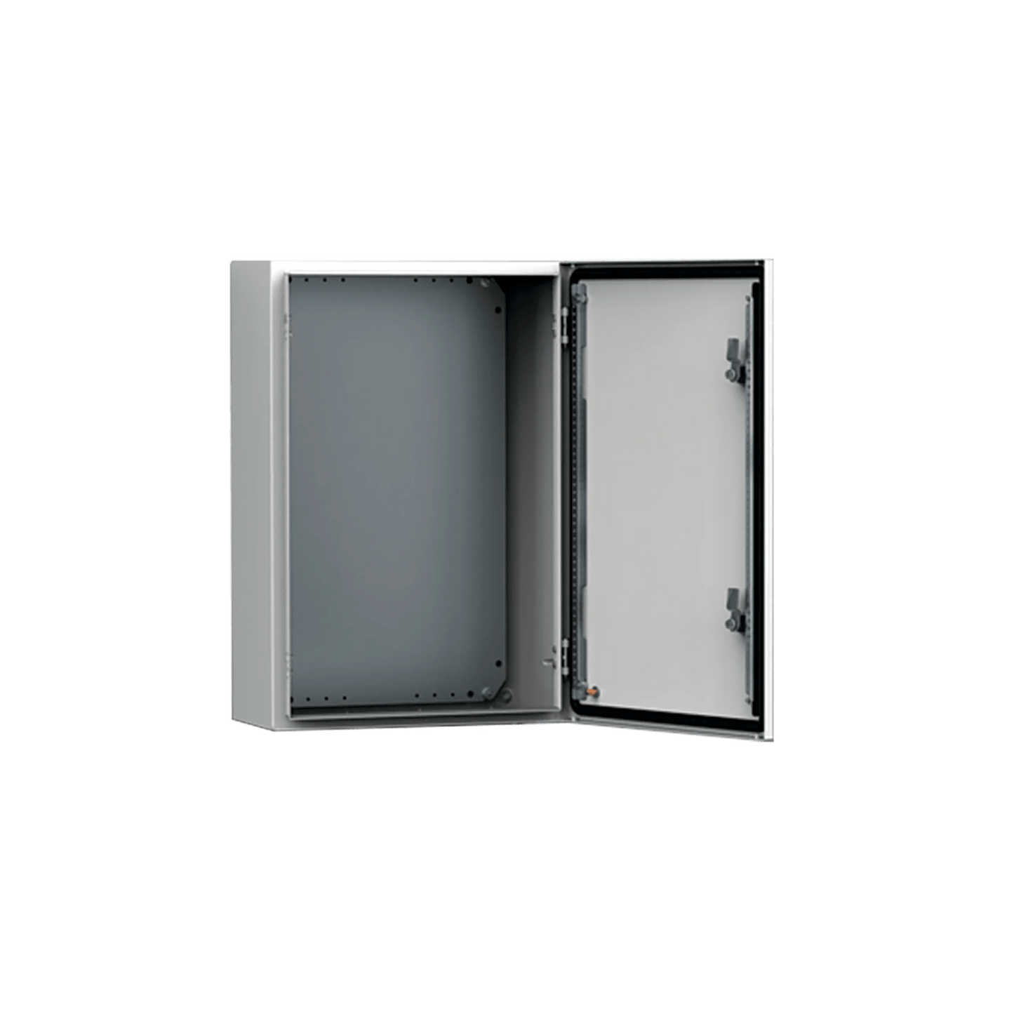 MAS0504026R5 - Gabinete de Uso Exterior MAS 500 x 400 x 260 mm NEMA 4/12/13; IP66; IK10 de Acero Dulce 1.5 mm con Platina de Montaje Incluida Color Gris Claro