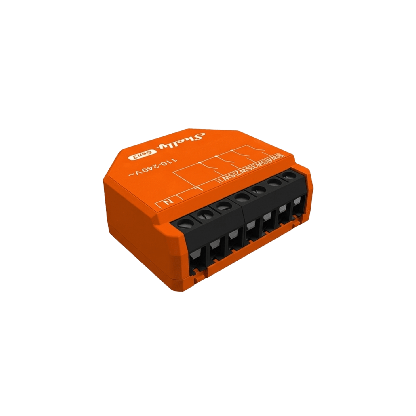 SHELLYI4GEN3 - Controlador de Cuatro Entradas Digitales / WIFI/ Residencial / Nube P2P y control local / Google Nest / Alexa