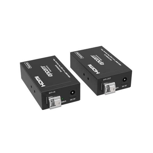 EPC-EF03HD - Extensor HDMI sobre Fibra Óptica | Resolución 4K2K@60Hz | Monomodo | 4:4:4 | Ancho de Banda 18 Gbps | Distancia hasta 10 km | HDCP 2.2 | HDR10+ Dolby Vision | Audio 7.1CH