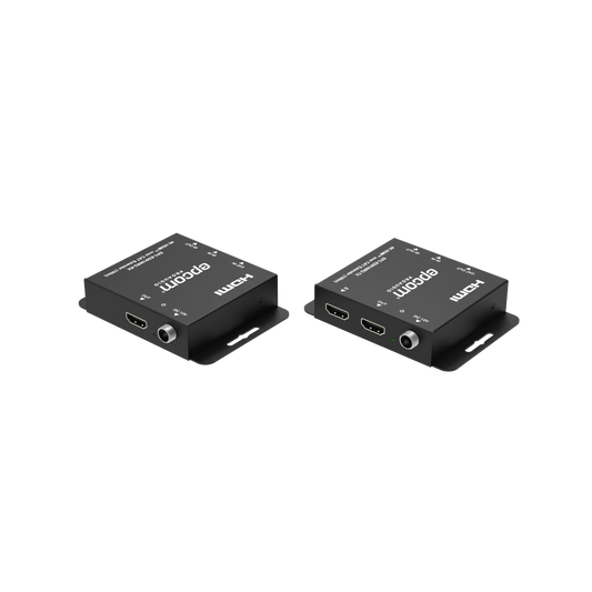 EPC-ED9100R2 - Kit Extensor HDMI | 4K30 hasta 100m | Cat6 | Transmisión sin Compresión | Soporta PoC Bidireccional | EDID y Audio 5.1CH