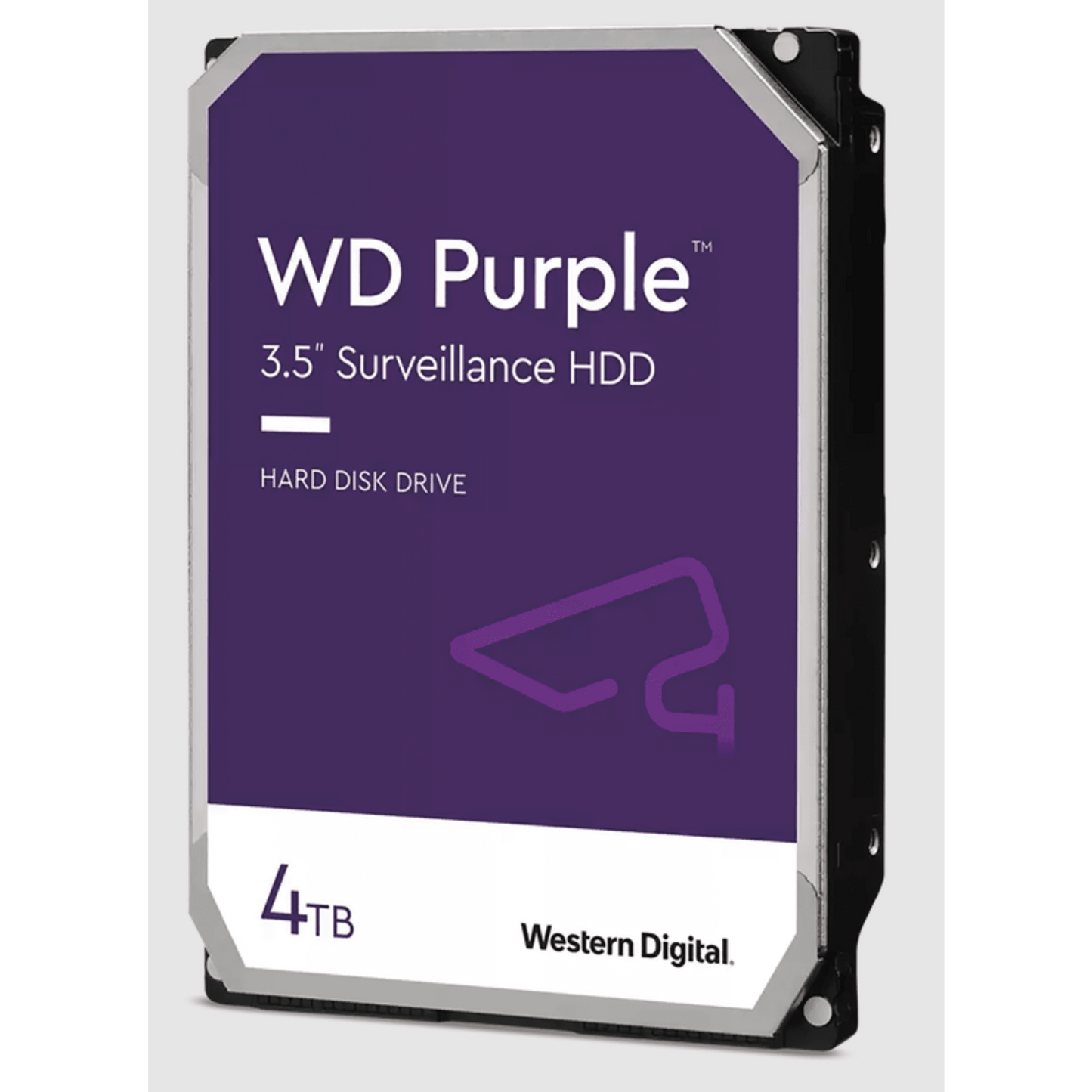 WD44PURZ - Disco Duro WD Purple Surveillance / 4TB / SATA 6Gb/s / 3.5" / Tecnología AllFrame / 180TB año Workload / Soporte 64 Cámaras HD / 16 Bays / Componentes Anti-Corrosión / 3 Años Garantía