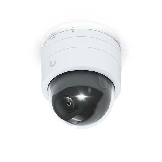 UVC-G5-DOME-ULTRA - Cámara IP UniFi G5 Domo Ultra, de bajo perfil para interior, 2K (4MPX), ángulo amplio 102.4°, visión nocturna IR hasta 20 mts, detección de eventos, para pared o techo