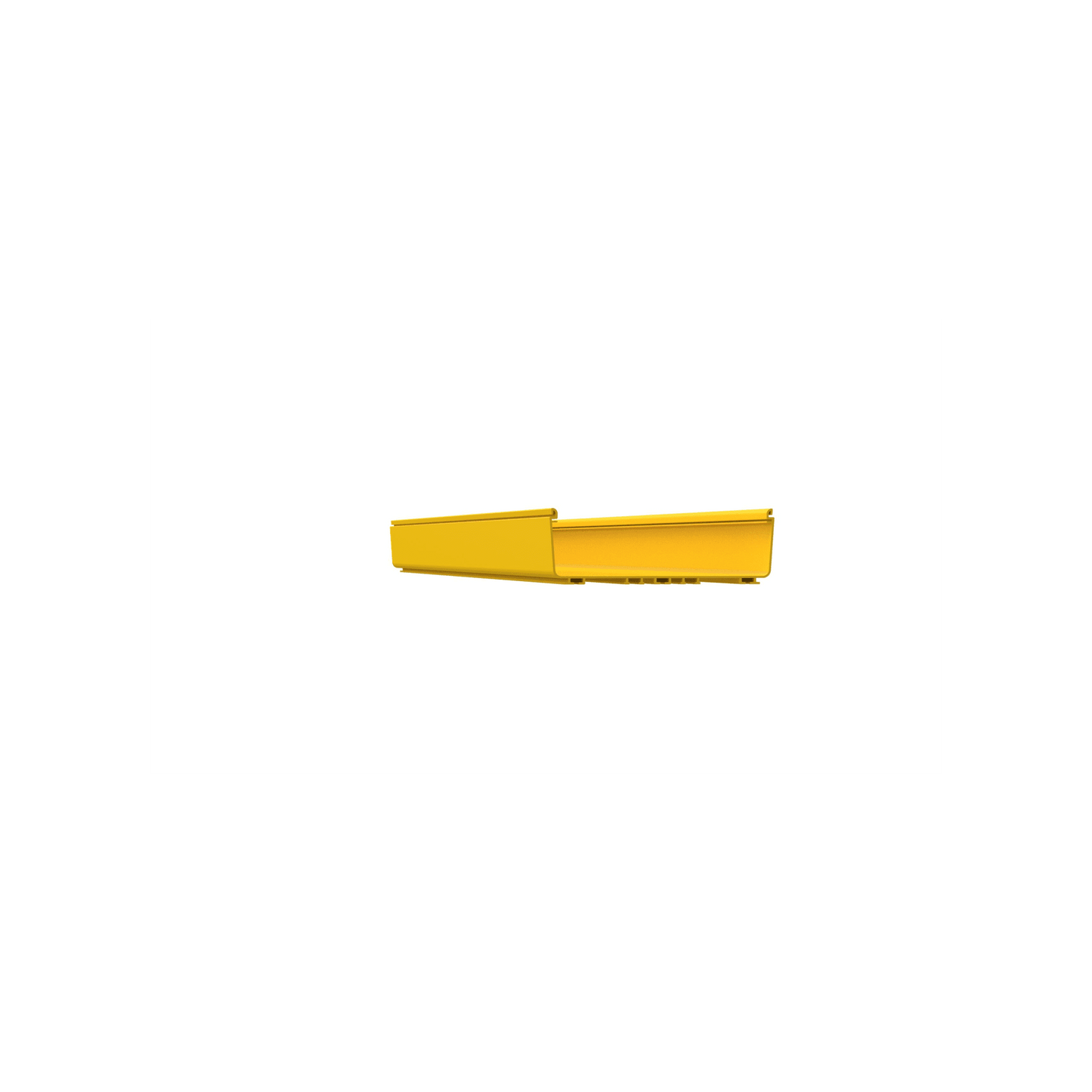 FR12X4YL10 - Canaleta FiberRunner™ 12X4, de PVC Rígido, Color Amarillo, 3 m. de Largo