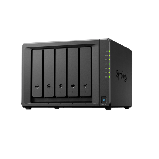 DX525 - Unidad de Expansión DX525 | 5 Bahías para Unidades 3.5" y 2.5" | Intercambio en Caliente | Compatible con Synology DiskStation.