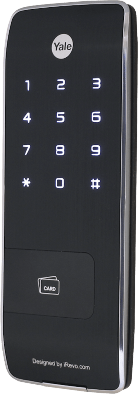 89410E - Cerrojo Slim / 11 mm / 40 Usuarios / Código PIN / Alarma / Cierre Automático / 4 Pilas AA / Puerto 9V / RF Opcional