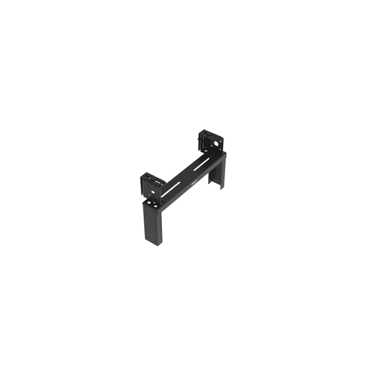 PZLRB4U - Rack de Distribución Aéreo de 2 Postes PanZone®, Rieles Roscados #12-24, de 4 UR, Color Negro