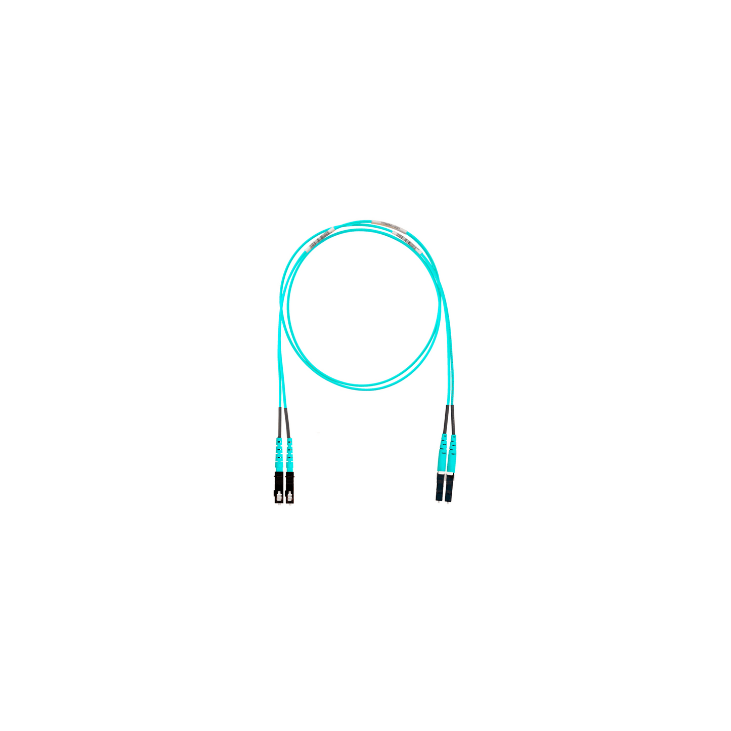 FZ2ELLNSNSNM006 - Jumper de Fibra Optica Multimodo 50/125 OM4, LC-SC Duplex, LSZH, Color Aqua, 6 Metros (19.69 Pies)