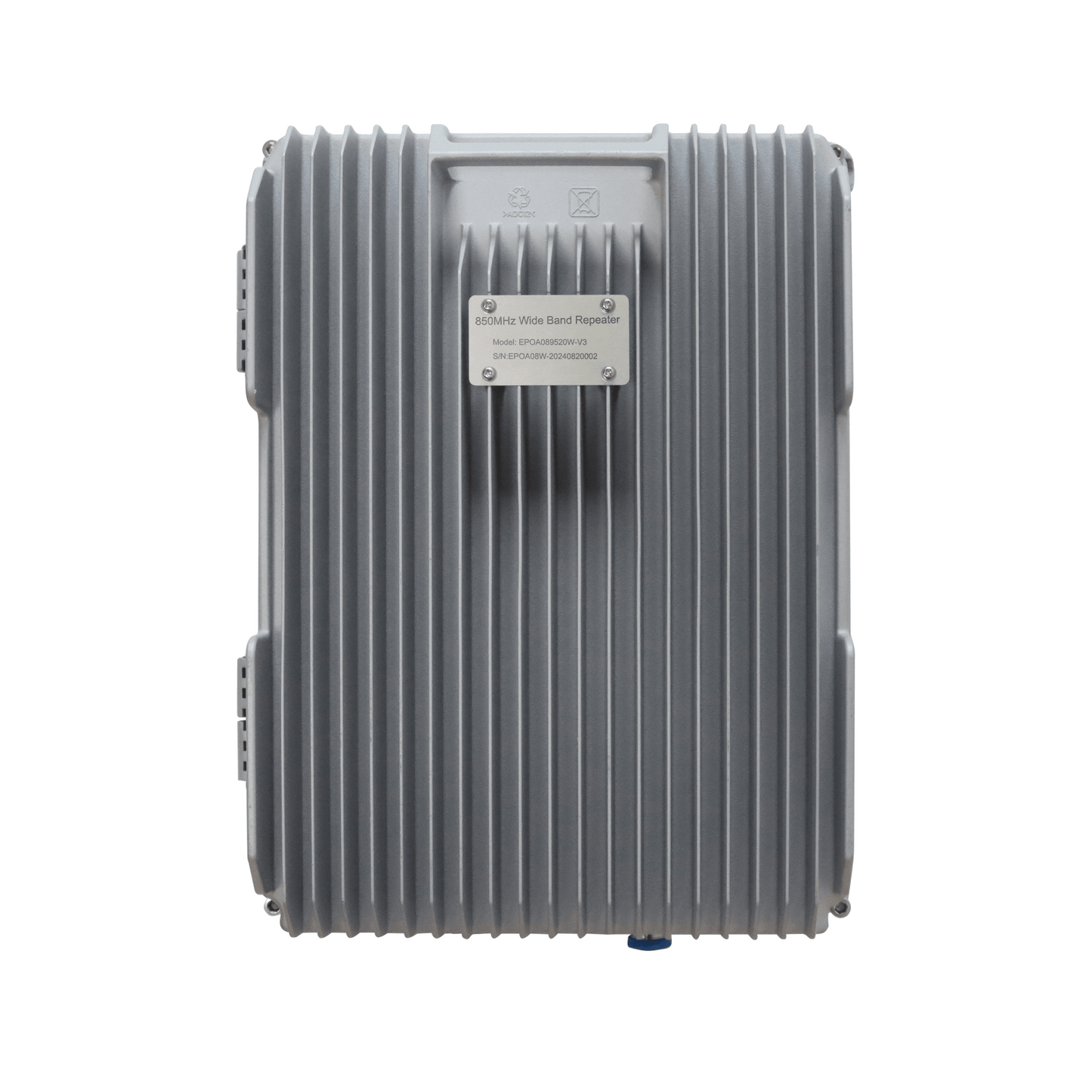 EP-OA0895-20W-V3 - COBERTURA DE HASTA 5 km / Amplificador de Señal Celular / Banda 5, 850 MHz / 20 Watts de Potencia / Banda Ancha Multioperador / Protección Autoexcitación / Monitoreo USB / Gabinete IP65.