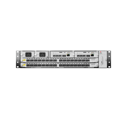 V5600-X2 - OLT Modular tipo Chasis GPON/XGS-PON Combo,1 Tarjeta de Servicio de 16 Puertos GPON, 2 Ranuras, 1 Fuente de Alimentación AC, 2 UR