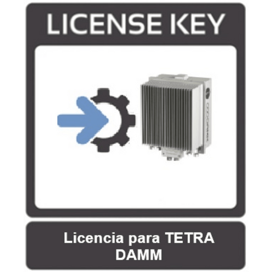 Licencia protocolo TETRA para estación base BS422 de DAMM