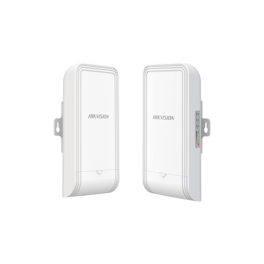 DS-3WF1000-EI-2N - Kit de Punto de Acceso (AC) PTP y PTMP en 2.4 GHz / Hasta 300 Mbps / Antena de H: 60° / MIMO 2X2 / 7 dBi de Ganancia / Uso en Exterior (IP55) / Administración Gratuita desde la Nube