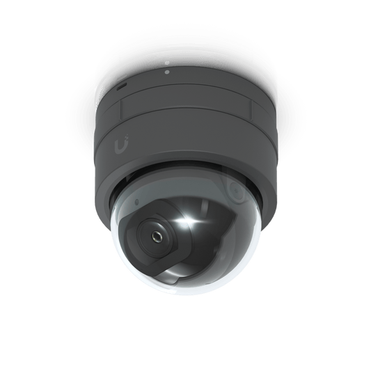 UVC-G5-DOME-ULTRA-B - Cámara IP UniFi G5 Domo Ultra Color Negro, Bajo Perfil para Interior, 2K (4MPX), Ángulo Amplio 102.4°, Visión Nocturna IR Hasta 20mts, Detección de Eventos, para Pared o Techo
