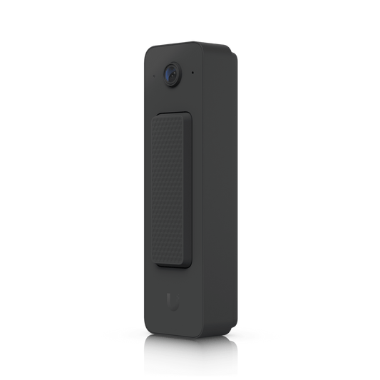 UVC-DOORBELL-LITE-B - UVC Doorbell Lite – Videoportero Compacto 5 MP PoE con Visión Nocturna IR, Audio Bidireccional y Diseño Resistente al Clima, Color Negro