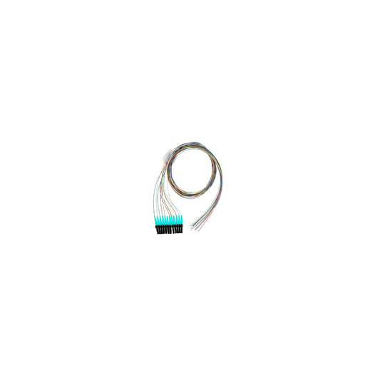 FZTBN1NNNSZM001 - Kit de 12 Pigtails con Conector LC, Multimodo 50/125 OM4, 900um, de 1 Metro (3.28 Pies)