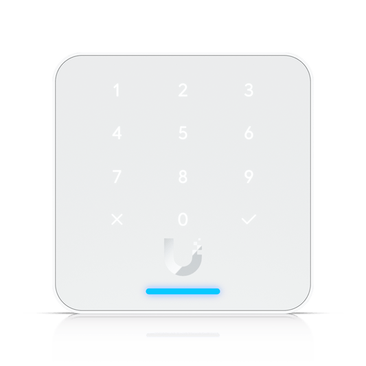 UA-G3-FLEX-W - Lector de Acceso G3 Flex con Teclado y NFC, Compatible con App UniFi Identity y Touch Pass, Uso con Guantes o Humedad, Resistencia IP55 y Alimentación PoE