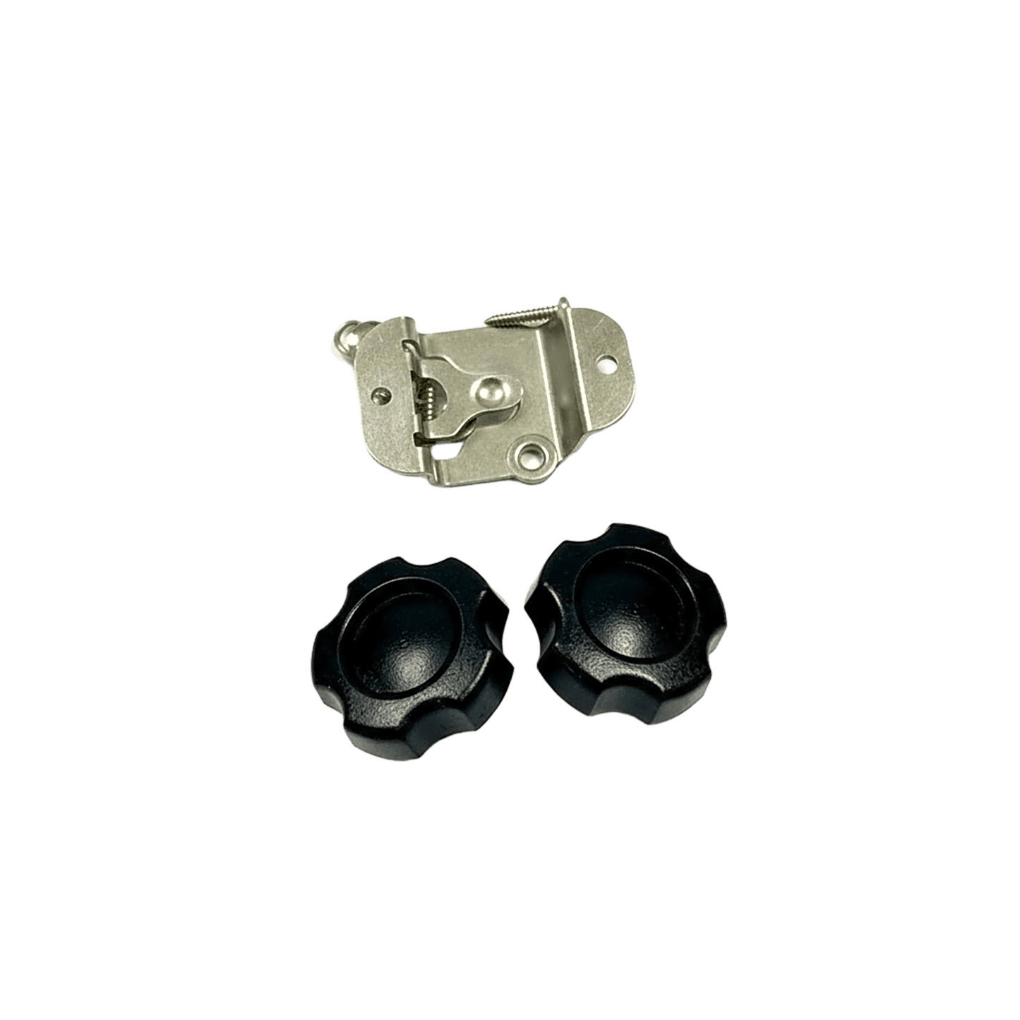 895-0007-310 - Juego de Partes para Instalación de Radio Móvil Marino / Compatible con IC-M200 IC-M220 IC-M330 / Bracket con Perrillas en Color Negro / Montaje Profesional
