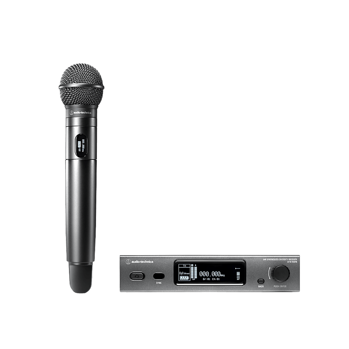 ATW-3212NC510DE2 - Sistema Inalámbrico UHF | Receptor Red ATW-R3210N ...