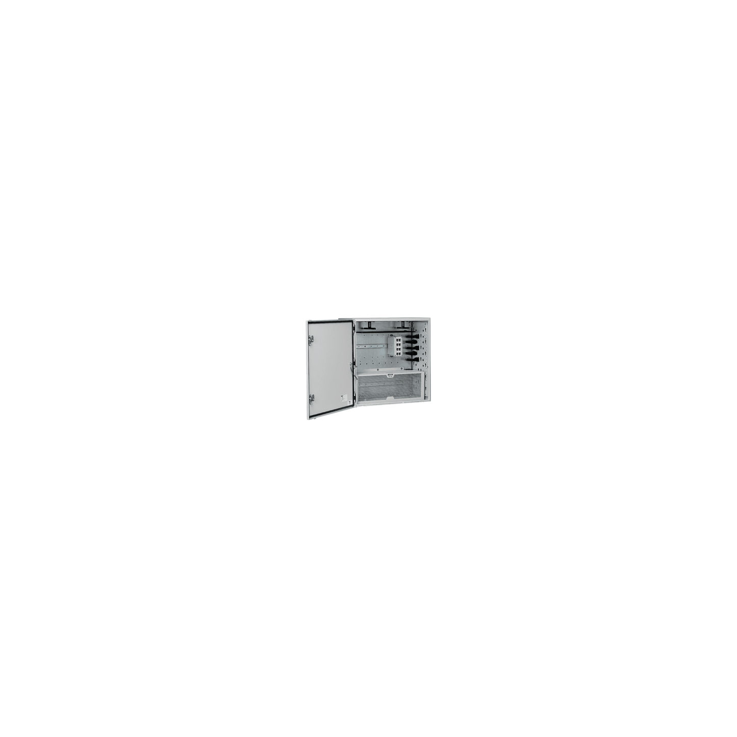 Gabinete de Zona de Instalación en Pared, Uso Industrial con Clasificación UL tipo IP66 y 4/12/4X, de 610 x 295 x 610 mm, de Acero, Color Gris