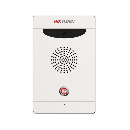 DS-PEA103-CK1-E1 - Estación de Alarma de Pánico con Video / Cámara 2 Mergapixel / Audio Bidireccional / Alarma de Manipulación / PoE / IP65 / IK08 / Montaje en Pared o Empotrado