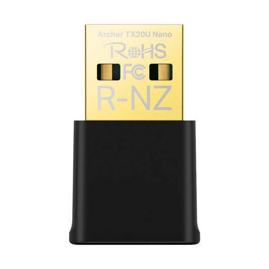 ARCHER-TX20U-NANO - Mini Adaptador USB inalámbrico doble banda AC 600 Mbps, antena onmidireccional.