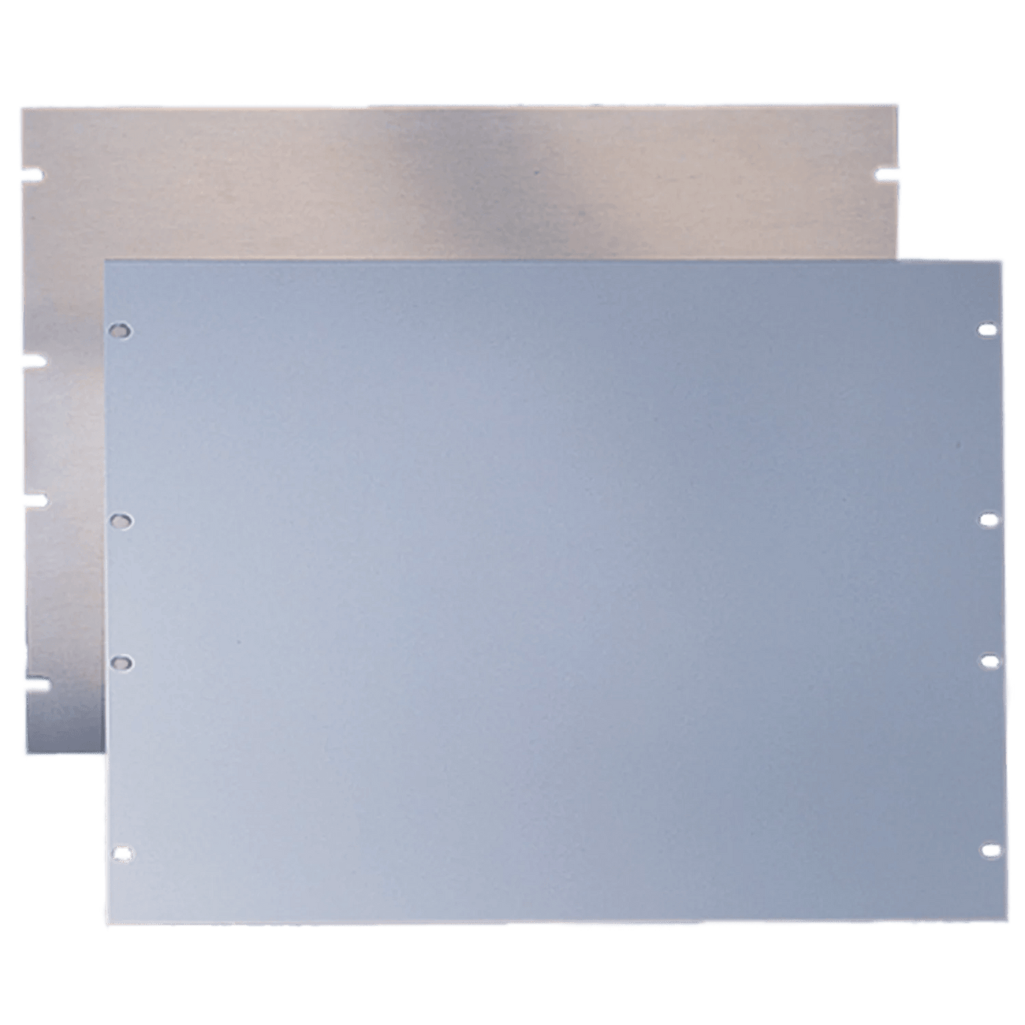 P19RP2UP - Tapa Ciega Para Rack Estándar de 19in, Plano, de Acero, 2 UR, Color Gris