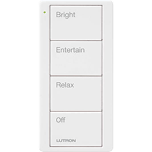PJ24BGWHP03 - Control remoto inalambrico PICO, con escenas predefinidas para espacio en sala..