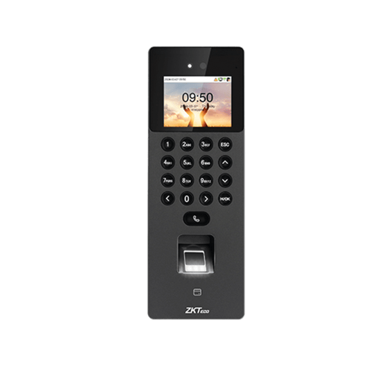 SENSEFACE2A - Terminal de Control de Acceso Multi-biométrico / Cámara Binocular 1MP / 3,000 Capacidades de Plantilla / Video Intercomunicador (SIP) / Varias Autenticaciones / Compatible ONVIF y SIP / Firmware AC y TA Push / Compatible con ZkbioZlink