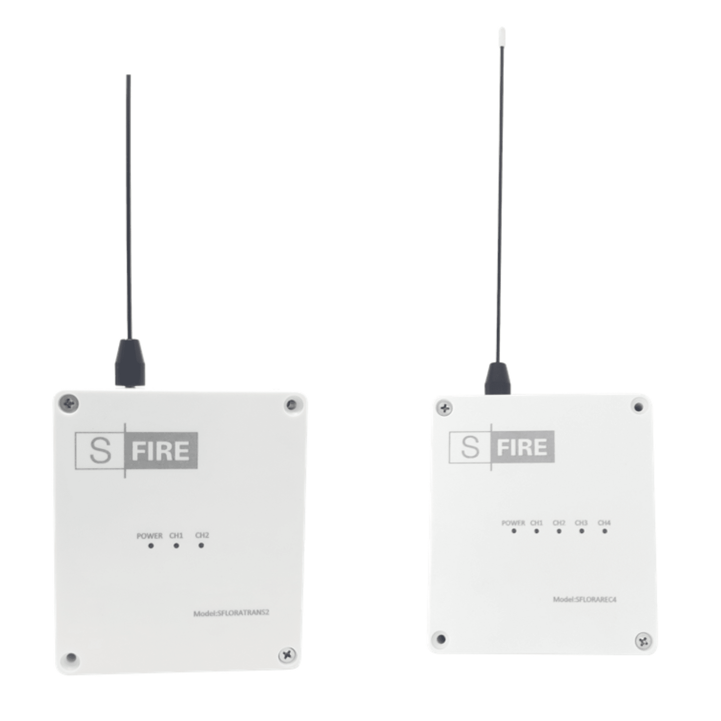 SFLORAKIT4 - KIT de Transmisor - Receptor inalámbrico / Distancia máxima de transmisión 2500 metros (Linea de vista) / Receptor con 4 salidas