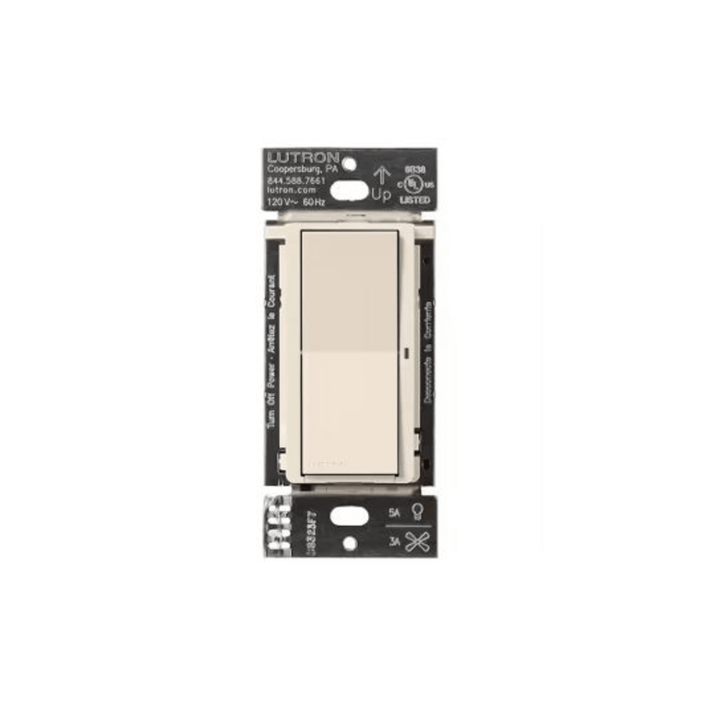 DVRF5NSLA - (Caseta Wireless) Interruptor Inteligente On/Off, requiere cable neutro. 5A, /120V