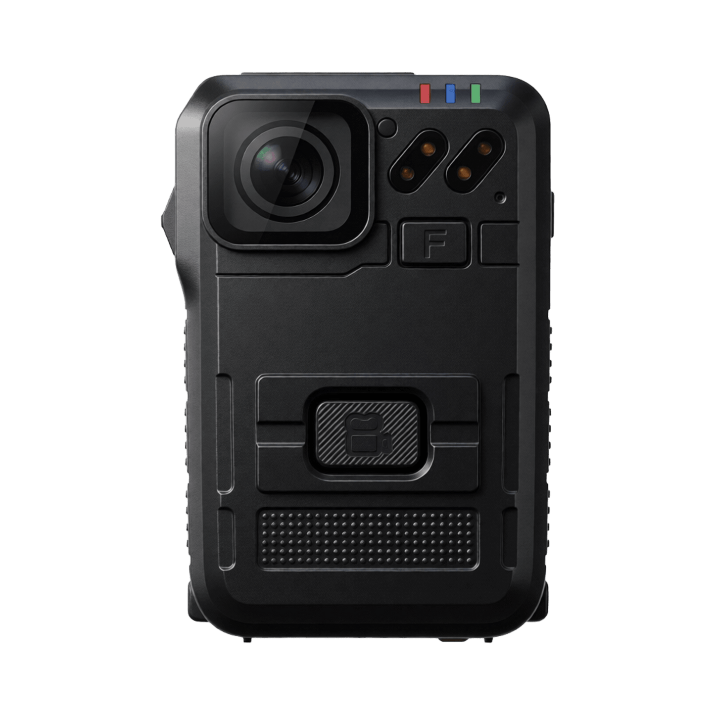 XMRT3S - Body Camera para Seguridad, Video Full HD, Descarga de Vídeo automática con estación, Pantalla TFT con indicador de batería y memoria.