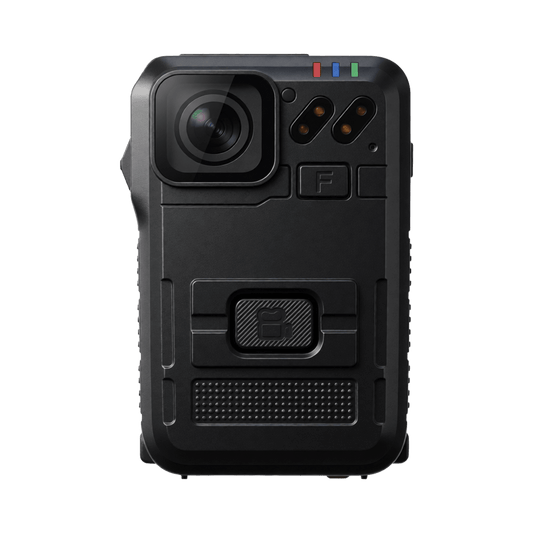 XMRT3S - Body Camera para Seguridad, Video Full HD, Descarga de Vídeo automática con estación, Pantalla TFT con indicador de batería y memoria.